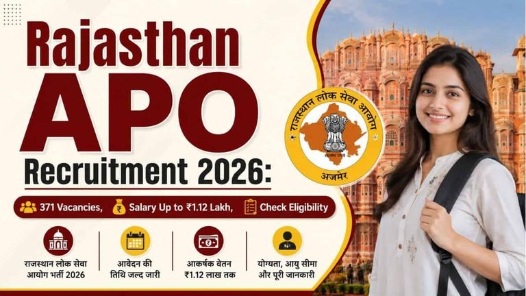Rajasthan APO Recruitment 2026
