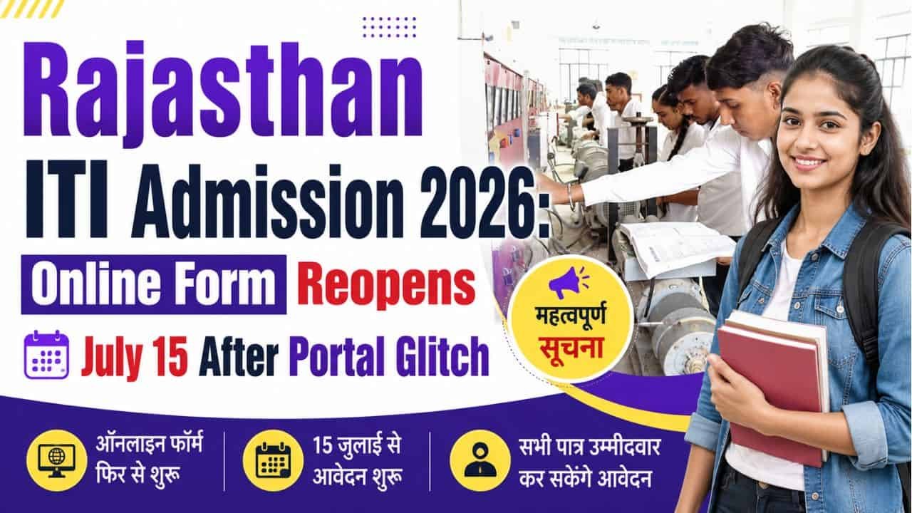 Rajasthan ITI Admission 2026