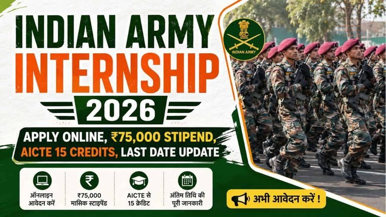 Indian Army Internship 2026