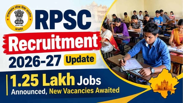 RPSC Recruitment 2026-27 Update