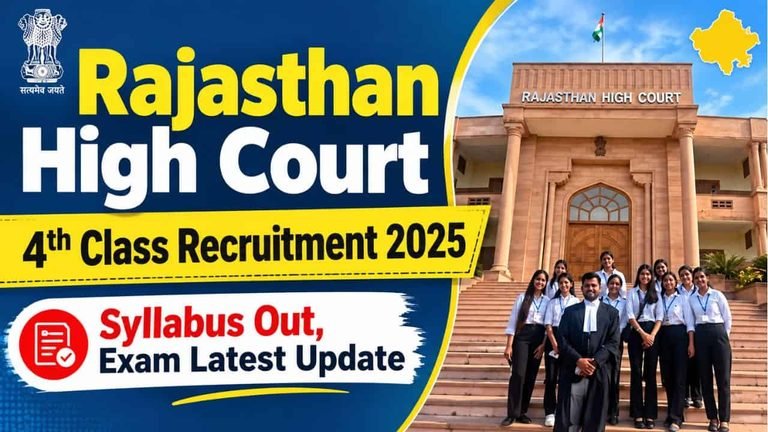 Rajasthan High Court 4th Class Recruitment 2026