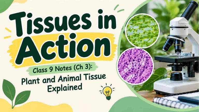 Tissues in Action Class 9 Notes
