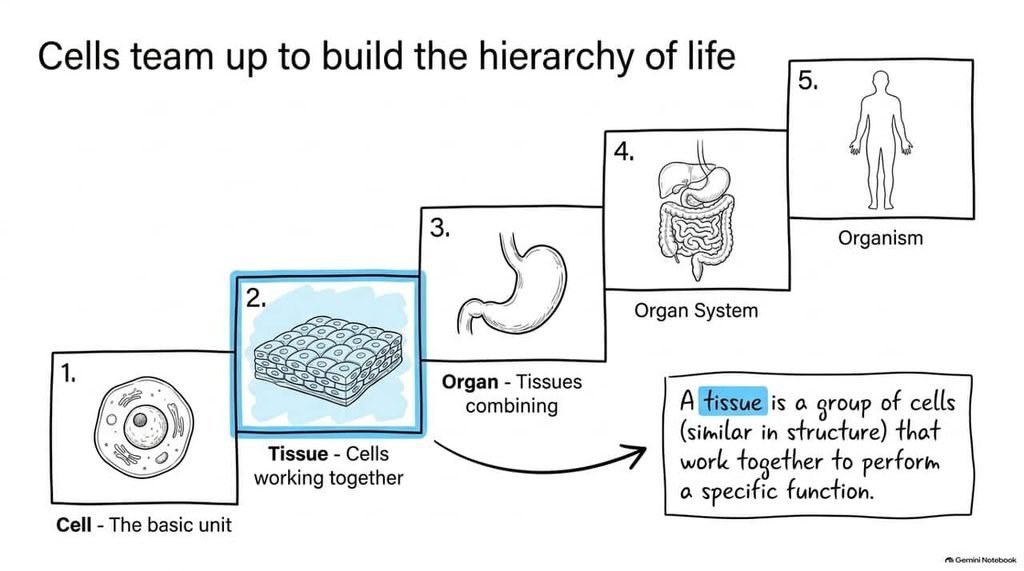 cells team up to build the hierarchy of life